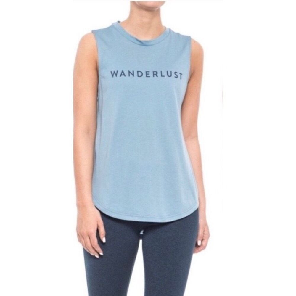 ✨Adidas Wanderlust Muscle Blue Sz Medium Tank✨